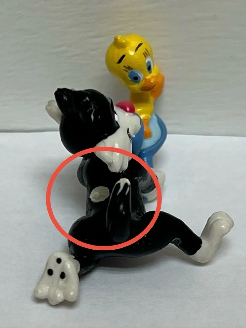 Vintage Looney Tunes Sylvester & Tweety Bird Cake Topper Figure